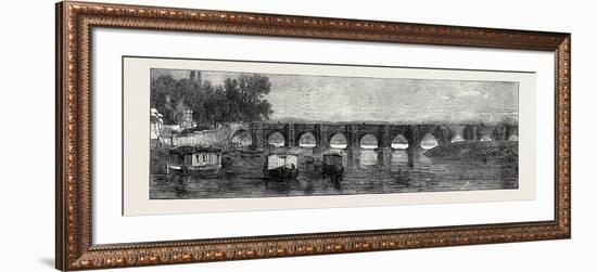 Old Nottingham Bridge 1871-null-Framed Giclee Print