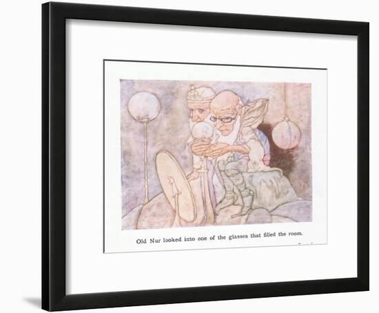 Old Nur Looked into One of the Glasses-Charles Robinson-Framed Giclee Print
