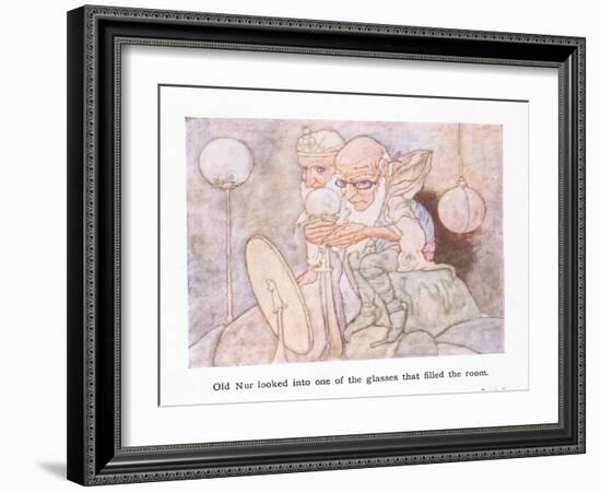 Old Nur Looked into One of the Glasses-Charles Robinson-Framed Giclee Print