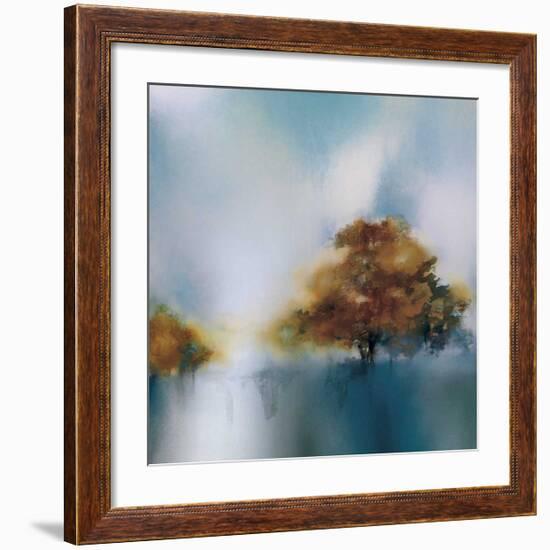 Old Oaks & Sea Mist-J^P^ Prior-Framed Giclee Print