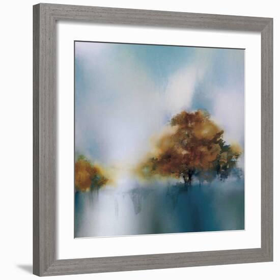 Old Oaks & Sea Mist-J^P^ Prior-Framed Giclee Print