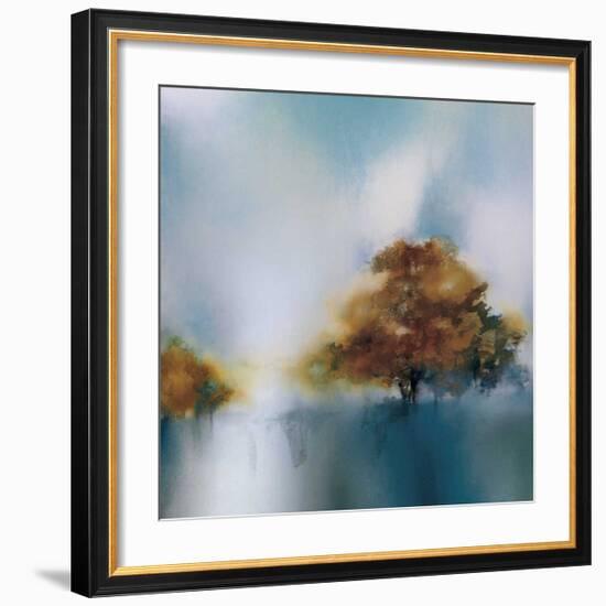 Old Oaks & Sea Mist-J^P^ Prior-Framed Giclee Print