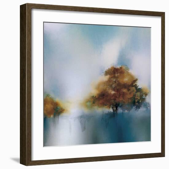 Old Oaks & Sea Mist-J^P^ Prior-Framed Giclee Print