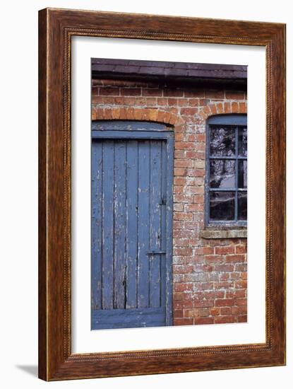 Old Orange Brick-Den Reader-Framed Photographic Print