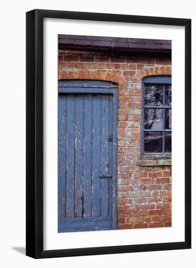 Old Orange Brick-Den Reader-Framed Photographic Print