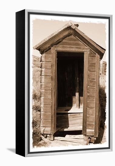 Old Outhouse, Bodie Ghost Town, California-George Oze-Framed Premier Image Canvas