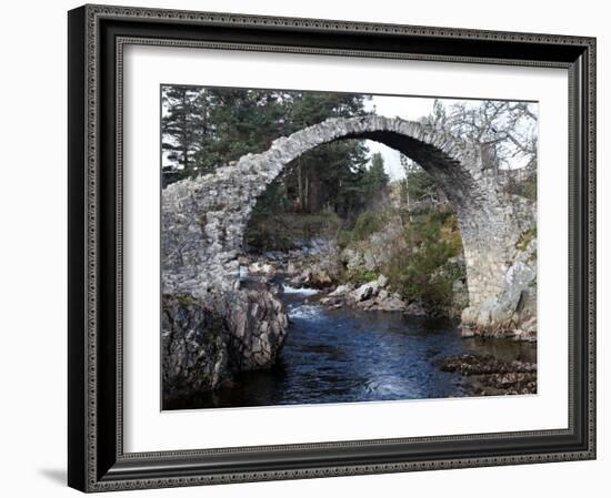 Old Packhorse Bridge Near Forres, Morayshire, Scotland, United Kingdom, Europe-David Lomax-Framed Photographic Print