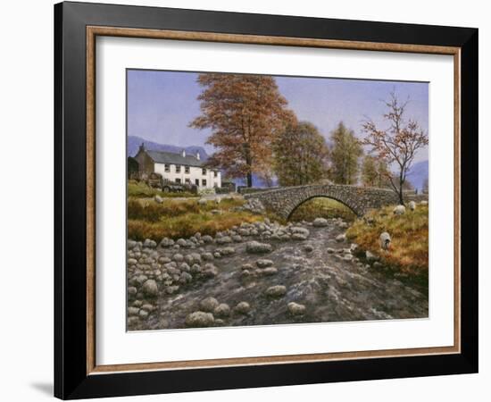 Old Packhorse Bridge-Bill Makinson-Framed Giclee Print