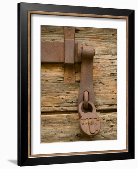 Old Padlock, Senj, Croatia-Russell Young-Framed Photographic Print