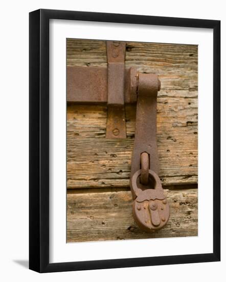 Old Padlock, Senj, Croatia-Russell Young-Framed Photographic Print