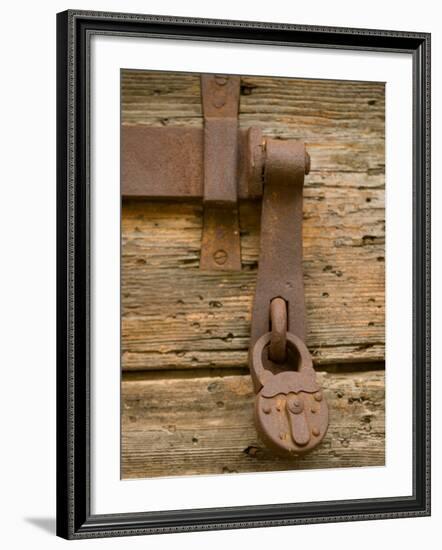 Old Padlock, Senj, Croatia-Russell Young-Framed Photographic Print