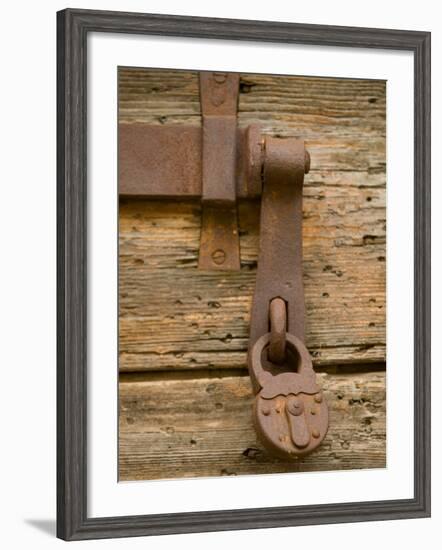 Old Padlock, Senj, Croatia-Russell Young-Framed Photographic Print