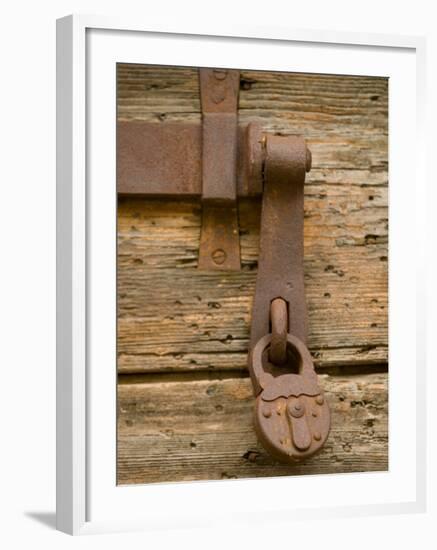 Old Padlock, Senj, Croatia-Russell Young-Framed Photographic Print