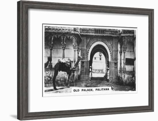 Old Palace, Palitana, India, C1925-null-Framed Giclee Print