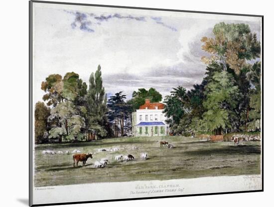 Old Park, Clapham, London, C1830-Frederick Mackenzie-Mounted Giclee Print