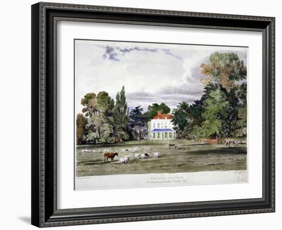 Old Park, Clapham, London, C1830-Frederick Mackenzie-Framed Giclee Print