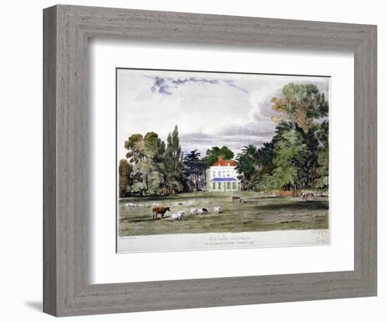 Old Park, Clapham, London, C1830-Frederick Mackenzie-Framed Giclee Print