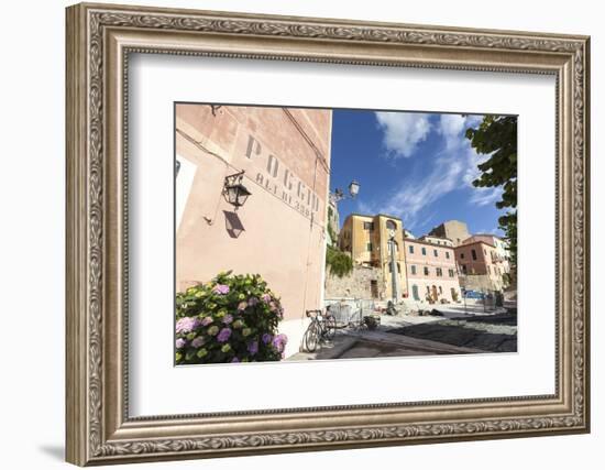 Old part of the village of Poggio, Marciana, Elba Island, Livorno Province, Tuscany, Italy, Europe-Roberto Moiola-Framed Photographic Print