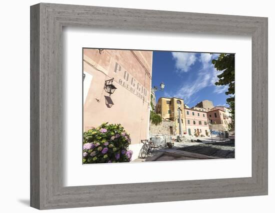 Old part of the village of Poggio, Marciana, Elba Island, Livorno Province, Tuscany, Italy, Europe-Roberto Moiola-Framed Photographic Print