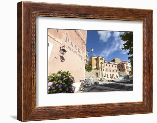 Old part of the village of Poggio, Marciana, Elba Island, Livorno Province, Tuscany, Italy, Europe-Roberto Moiola-Framed Photographic Print