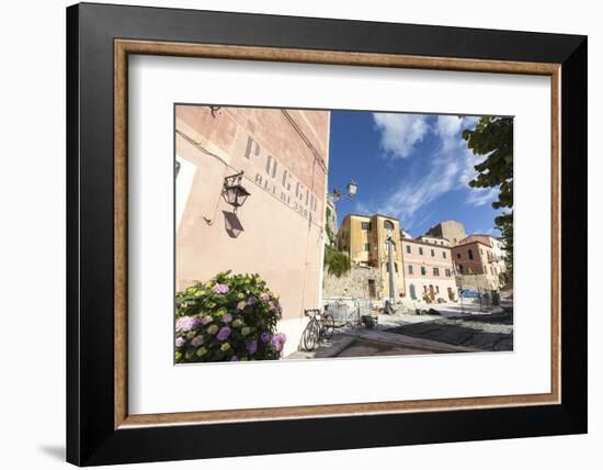 Old part of the village of Poggio, Marciana, Elba Island, Livorno Province, Tuscany, Italy, Europe-Roberto Moiola-Framed Photographic Print