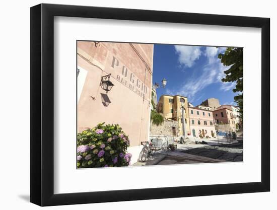 Old part of the village of Poggio, Marciana, Elba Island, Livorno Province, Tuscany, Italy, Europe-Roberto Moiola-Framed Photographic Print