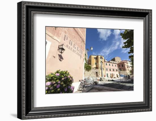 Old part of the village of Poggio, Marciana, Elba Island, Livorno Province, Tuscany, Italy, Europe-Roberto Moiola-Framed Photographic Print