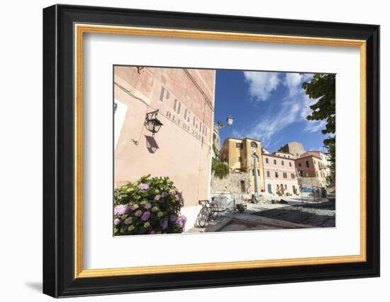 Old part of the village of Poggio, Marciana, Elba Island, Livorno Province, Tuscany, Italy, Europe-Roberto Moiola-Framed Photographic Print