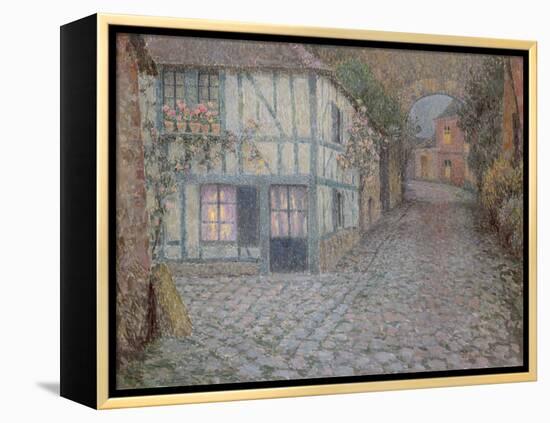Old Path in the Twilight, 1929 (Oil on Canvas)-Henri Eugene Augustin Le Sidaner-Framed Premier Image Canvas