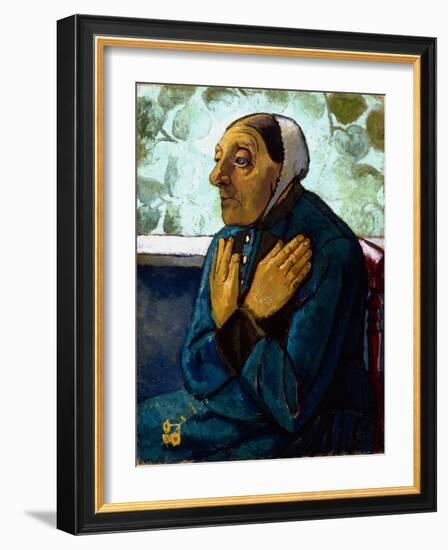 Old Peasant Woman, c.1905-Paula Modersohn-Becker-Framed Giclee Print