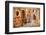 Old Pictorial Greek Streets - Vintage Artistic Series-Maugli-l-Framed Photographic Print