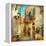 Old Pictorial Streets Of Greece - Artistic Picture-Maugli-l-Framed Stretched Canvas