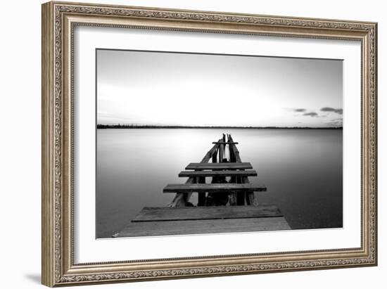 Old Pier-null-Framed Photographic Print