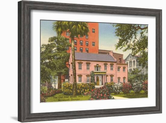 Old Pink House, Savannah, Georgia-null-Framed Art Print