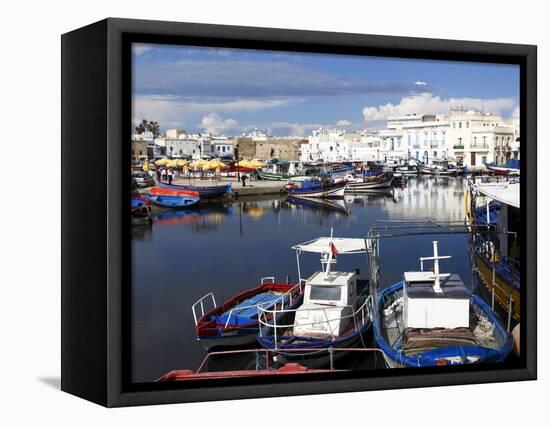 Old Port Canal and Fishing Boats, Bizerte, Tunisia, North Africa, Africa-Dallas & John Heaton-Framed Premier Image Canvas