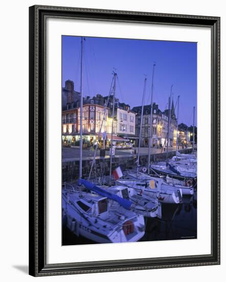 Old Port, Honfleur, Normandy, France-Walter Bibikow-Framed Photographic Print