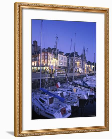 Old Port, Honfleur, Normandy, France-Walter Bibikow-Framed Photographic Print