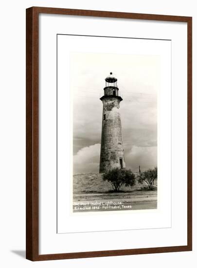 Old Port Isabel Lighthouse-null-Framed Art Print