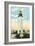 Old Port Isabel Lighthouse-null-Framed Art Print