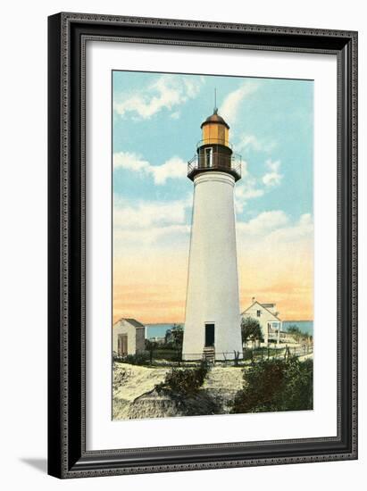 Old Port Isabel Lighthouse-null-Framed Art Print