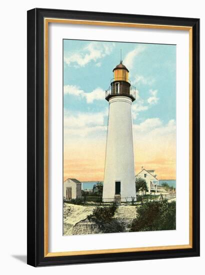 Old Port Isabel Lighthouse-null-Framed Art Print