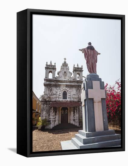 Old Portuguese Church in Grounds of Fort Tiracol, Goa, India, Asia-Yadid Levy-Framed Premier Image Canvas