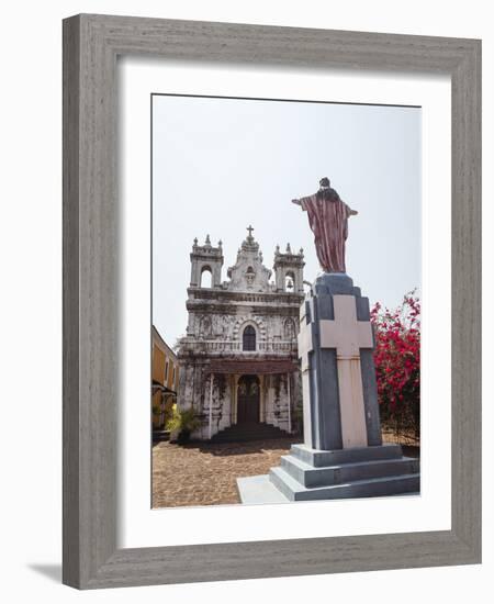 Old Portuguese Church in Grounds of Fort Tiracol, Goa, India, Asia-Yadid Levy-Framed Photographic Print