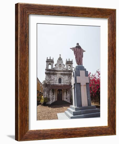 Old Portuguese Church in Grounds of Fort Tiracol, Goa, India, Asia-Yadid Levy-Framed Photographic Print