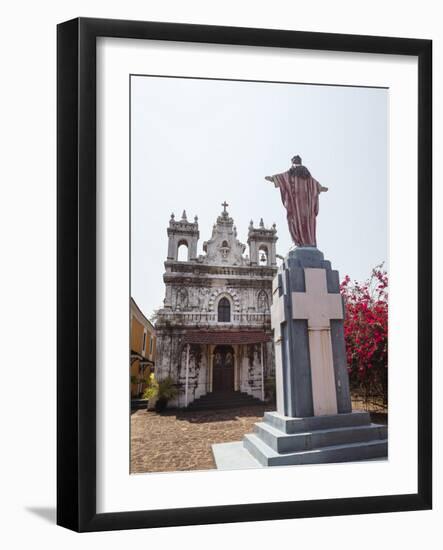 Old Portuguese Church in Grounds of Fort Tiracol, Goa, India, Asia-Yadid Levy-Framed Photographic Print