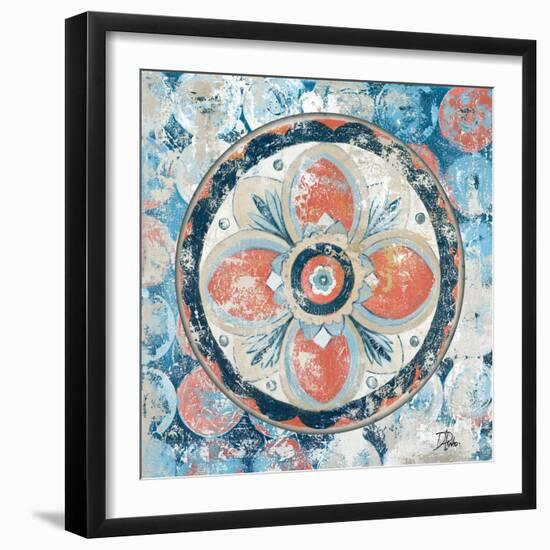 Old Portuguese Hue on Circles-Patricia Pinto-Framed Art Print