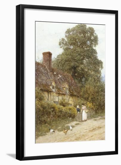 Old Post Office, Brook, Near Witley-Helen Allingham-Framed Giclee Print