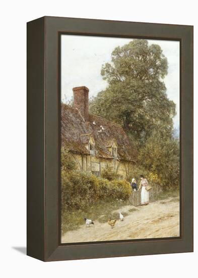 Old Post Office, Brook, Near Witley-Helen Allingham-Framed Premier Image Canvas