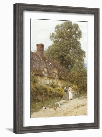 Old Post Office, Brook, Near Witley-Helen Allingham-Framed Giclee Print