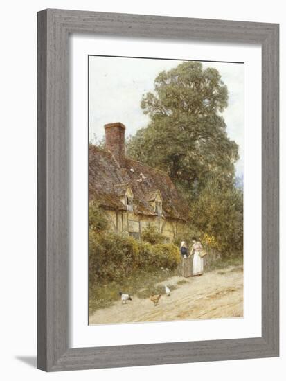 Old Post Office, Brook, Near Witley-Helen Allingham-Framed Giclee Print